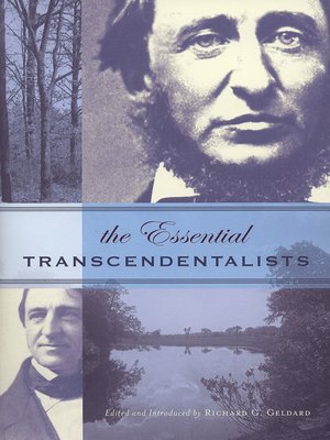 cover image of Essential Transcendentalists